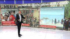 El informe que explica las tres fases del asalto a Ceuta: desde la organización del plan a la crisis que acecha la vuelta de Sánchez