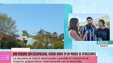 Testigos del accidente en el Parque Warner de Madrid relatan lo sucedido: "El hombre estaba en un estado deplorable"