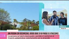Testigos del accidente en el Parque Warner de Madrid relatan lo sucedido: "El hombre estaba en un estado deplorable"