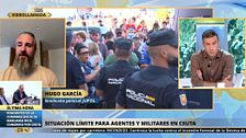 Las Fuerzas de Seguridad, desbordadas con la situación de Ceuta: "No hay medios. Es imposible controlar la crispación"