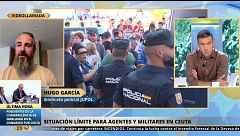 Las Fuerzas de Seguridad, desbordadas con la situación de Ceuta: "No hay medios. Es imposible controlar la crispación"