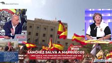 Una vecina ceutí manda un mensaje a ministros marroquíes desde el plató de ‘En boca de todos’: “Nuestras casas están en España”