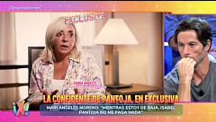 Las declaraciones más duras de Mari Ángeles Moreno sobre Isabel Pantoja: "Mientras estoy de baja, no me paga nada"