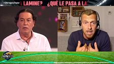 Jota Jordi desvela en El Chiringuito el motivo de la seriedad de Lamine Yamal: "Le sabe muy mal"