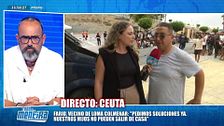 Un vecino de Loma Colmenar, en Ceuta, relata la difícil situación que están viviendo: “En otras zonas no tienen esta presión, es insoportable”