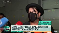 Lucas, de 'Andy y Lucas', reaparece tras someterse a su operación definitiva de nariz: "Esto ha sido una pesadilla"