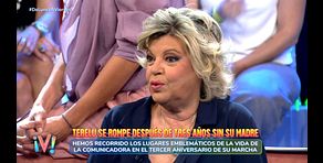 Terelu Campos se rompe por completo tres años después de la muerte de su madre: "Es complicado"