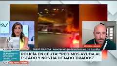 Policía y padre de Ceuta: "Pedimos ayuda al Estado y nos ha dejado tirados"