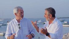 Carlos Sobera calienta motores para ‘Rueda la letra’ con la ayuda de la voz de Telecinco
