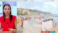 La impactante imagen de Ceuta: chabolas y zocos improvisados inundan las calles