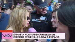 Shakira saluda en directo a 'Vamos a ver' recién llegada a España: "¡Qué emoción!"