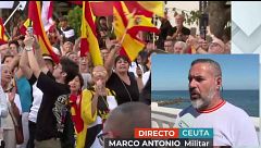 La denuncia de Marco Antonio, militar en Ceuta: "Dormimos en camas de lona y comemos basura"