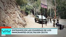 'VAV' entra en las guaridas ocultas que los inmigrantes tienen en Ceuta