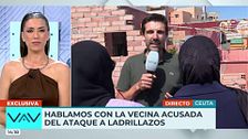 Exclusiva | La mujer acusada del ataque a ladrillazos en Ceuta: "Estaba rezando, no hice nada"