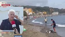 Manuel, vecino de Ceuta: “Desde este punto del puerto salen lanchas con inmigrantes de camino a la península”