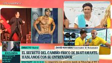 El secreto del cambio físico de Bustamante: 'El verano se mueve' habla con su entrenador