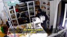 En vídeo | Las espeluznantes imágenes del robo en casa de Rocío Osorno: "¡Ayuda!"