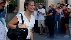 Así ha sido la llegada de la princesa Leonor al Campus de Getafe en la Carlos III para iniciar sus estudios de Ciencias Políticas
