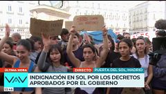 Indignación total en Sol por los decretos aprobados por el Gobierno: “Sin el decreto Maricarmen, de aquí no se mueve nadie”