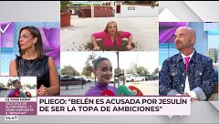 Luis Pliego: "Belén es acusada por Jesulín de ser la topa de Ambiciones"