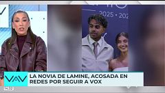 Inés García, novia de Lamine Yamal, denuncia sufrir acoso en redes por seguir a VOX