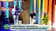 Carmen Borrego y Luis Pliego hablan en el 'confesionario' de 'El verano se mueve' del encontronazo del periodista con Terelu Campos