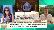 Antonio Maíllo, coordinador federal de IU: "La solución de los migrantes de Ceuta comienza por trasladarlos a la península ya"