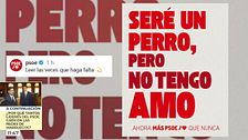 Sánchez entra en modo campaña electoral con el eslogan: "Seré un perro, pero no tengo amo"