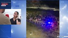 Mohamed, inmigrante acampado en Playa Benítez: “No hay armas blancas, hay controles de policía y militares”