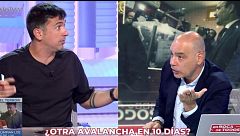 Tenso rifirrafe entre Nacho Abad y Ramón Espinar: “Solo puedo hablar si canto el ‘Cara al sol”