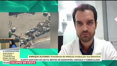Enrique Alfonso, médico en Ceuta: "Si no hay colapso en la sanidad es por la explotación de trabajadores españoles"