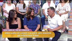 Jesica acude a 'El diario de Jorge' para conocer a su padre y su hermana biológica desvela que murió hace nueve años