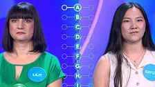 Lilit y Sayuri compiten para conseguir el asiento en 'Rueda la letra'