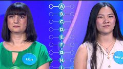 Lilit y Sayuri compiten para conseguir el asiento en 'Rueda la letra'