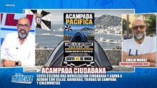 Emilio Muñoz señala cuál es el objetivo de la acampada que ha organizado frente a la delegación de Gobierno en Ceuta: "Se me ha ido de las manos"
