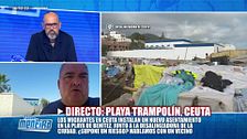 Un vecino ceutí, indignado tras el nuevo asentamiento de migrantes junto a la desalinizadora: “En cualquier momento esto va a explotar”