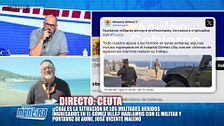 José Vicente Maleno, portavoz de AUME, explica cómo se produjeron las lesiones de los dos militares evacuados al Gómez Ulla
