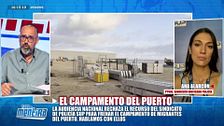 La Audiencia Nacional aprueba el uso temporal del campamento de migrantes en el puerto de Ceuta: Ana Alarcón, del Sindicato Unificado de Policía, reacciona