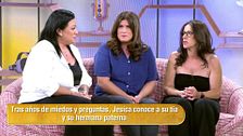 Jesica conoce a su supuesta hermana y acepta hacerse una prueba de ADN tras descubrir que su padre falleció