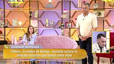 Fátima entra en directo por teléfono al escuchar sus declaraciones de su hija sobre su relación