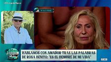 Amador Mohedano desvela si está abierto a una reconciliación con Rosa Benito y cuenta de qué hablan en sus encuentros