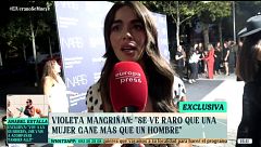 Violeta Mangriñán, contra Marta López por hablar de la economía de Fabio Colloricchio: "Yo no he dicho que sea un mantenido"