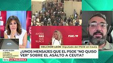 Melchor León, diputado del PSOE en Ceuta, sobre el día del asalto masivo: "Cuando solo había 2.000 personas, yo ya había avisado a mis superiores"