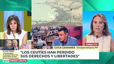 Cuca Gamarra, vicesecretaria del PP, sobre los migrantes en Ceuta: "Si no fuera por la presión de Europa, ya estarían todos en la Península"