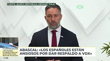 Abascal: "Los españoles están ansiosos por dar respaldo a VOX"