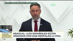 Abascal: "Los españoles están ansiosos por dar respaldo a VOX"