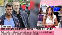 Nacho Palau, enfadado porque Miguel Bosé no ha cumplido su trato: "Este verano no ha visto a Diego ni Tadeo"