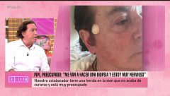 Pipi Estrada, preocupado por una lesión en la sien: "Me han hecho una biopsia, estoy esperando resultados"