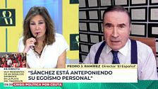 Pedro J. Ramírez, de la actuación de Sánchez: "Quiere estimular la polarización en la sociedad"
