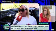 Belén Esteban reconoce haber cotilleado las redes de Juls Janeiro: "Ella nunca me ha visto nada, pero gente de su entorno sí"
